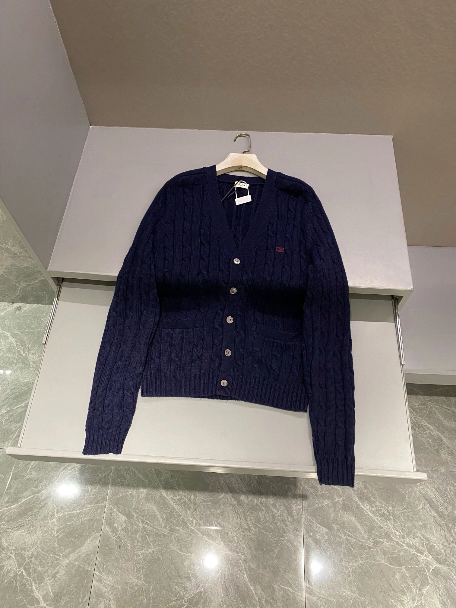 wg.luxury- 358i95 Paris Triomphe embroidery oversized 2Colour item:E-F361A0488-2